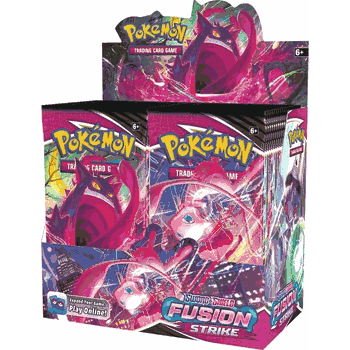 Pokemon (SWSH08) Sword & Shield FUSION STRIKE BOOSTER BOX containing 36 Sword & Shield FUSION STRIKE Pokemon Packs - FACTORY SEALED