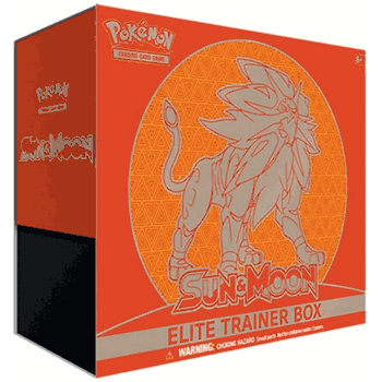 Pokemon TCG Sun & Moon (SM01) SOLGALEO ELITE TRAINER BOX (ORANGE) - FACTORY SEALED