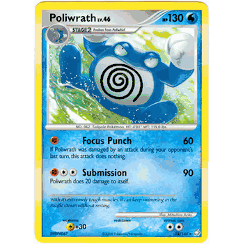 POLIWRATH Pokemon Legends Awakened Rare Card # 35