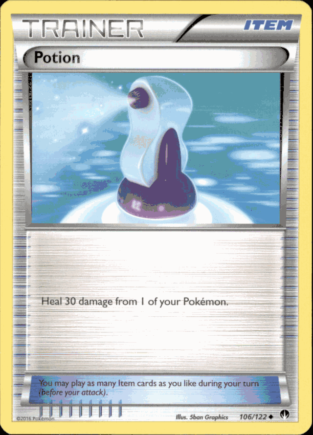 pokemon card potion Hyper Potion 054/073 Reverse Holo