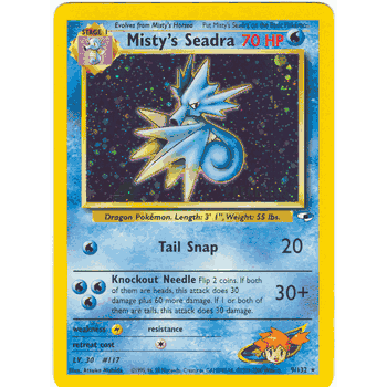 PRERELEASE<br>POKEMON PROMO<br>MISTY'S SEADRA