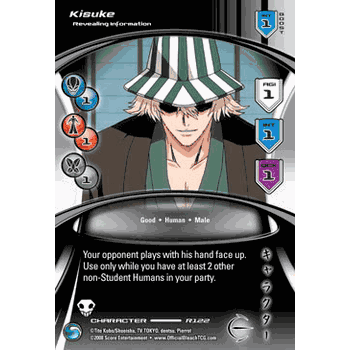R122 Kisuke - Revealing Information Bleach Portal Rare Card