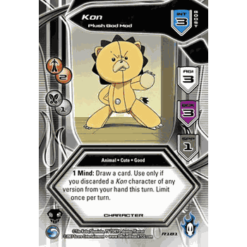 R181 Kon - Plush Bod Mod Bleach TCG Trading Card