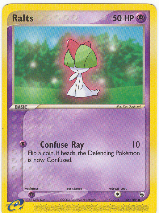 pokemon ralts card Pokemon Secret Wonders Common Card main image 0