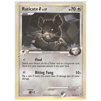 RATICATE G Pokemon Supreme Victors Uncommon Card # 78 RATICATE G Pokemon Supreme Victors Uncommon Card # 78