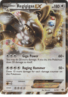 REGIGIGAS-EX Holofoil EX Rare Pokemon BW4 Next Destinies Card # 82