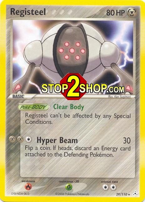 pokemon registeel card - SWSH10: Astral Radiance REGISTEEL Rare Pokemon Trading Holon