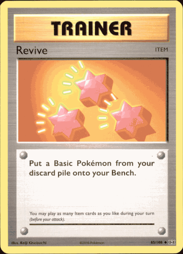 revive pokemon card · Base Set First Edition #89(Shadowless) Uncommon Card Type Revive 088 XY Roaring Skies
