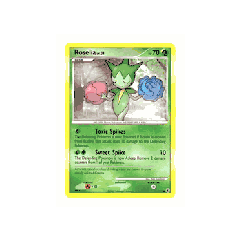 ROSELIA Common Pokemon Diamond & Pearl Card # 96