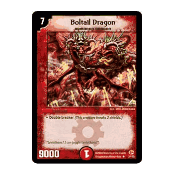 RSW-037 Boltail Dragon Duel Masters TCG Rampage of the Super Warriors Rare Card # 37
