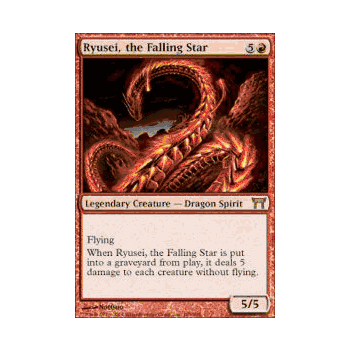 Ryusei, the Falling StarMTG Champions of Kamigawa Rare Card