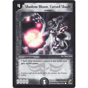 SBN-036 Shadow Moon, Cursed Shade Common DM-04 ShawdowClash of Blinding Night Card