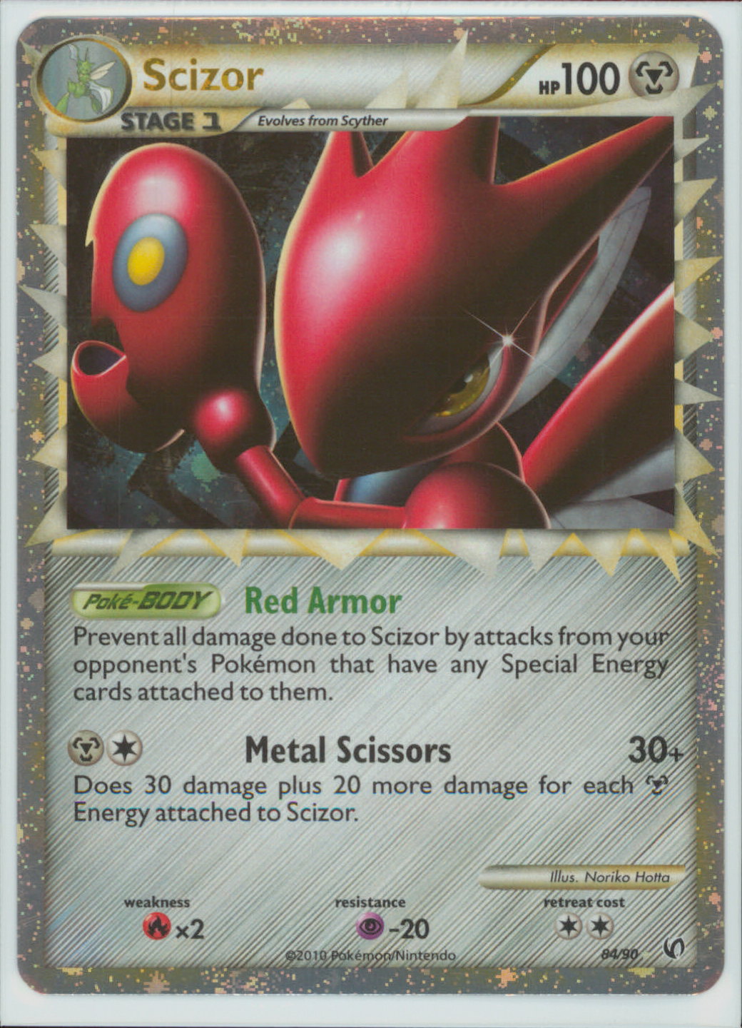 pokemon cards scizor Pokemon Darkness Ablaze Ultra Rare Holo Scizor V #118 main image 1