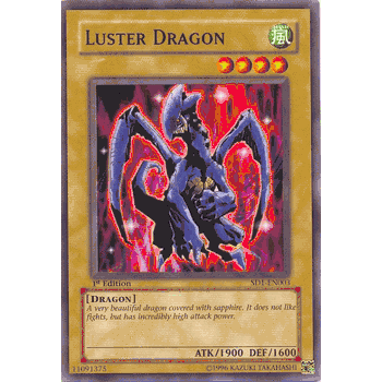 SD1-EN003 Luster Dragon English Yugioh Card