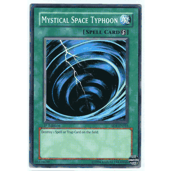 SD4-EN016 Mystical Space Typhoon English Yu-gi-oh Card