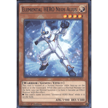 SDHS-EN008 ELEMENTAL HERO NEOS ALIUS Yugioh Hero Strike Structure Deck Common Card