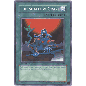 SDRL - 023 The Shallow Grave  English Yugioh Card