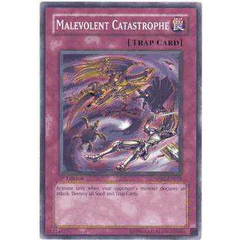 SDRL - 032 Malevolent Catastrophe  English Yu-Gi-Oh Card