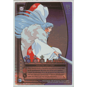 SESSHOMARU Inuyasha Keshin Feudal Warriors 1st Edition Subset Gold Foil Card # FW2