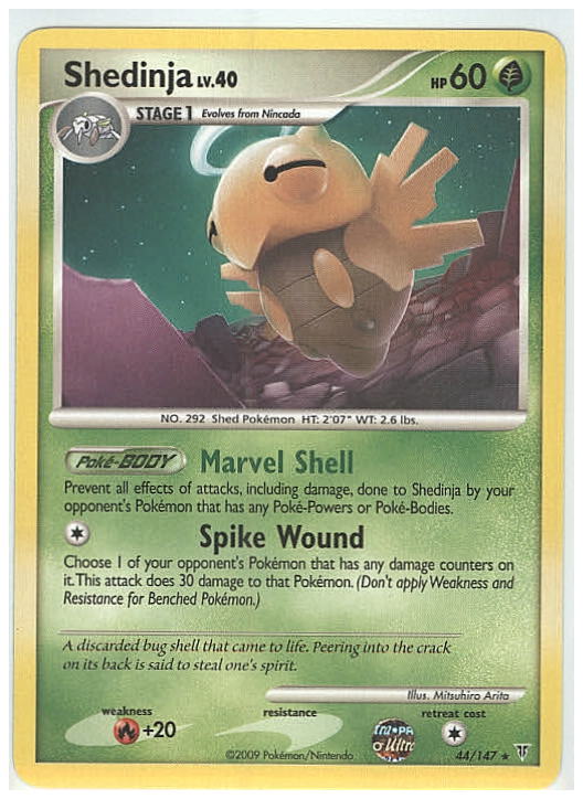 pokemon card shedinja Shedinja #72 Pokemon Japanese Mega Symphonia – Red Orange Cards main image 0