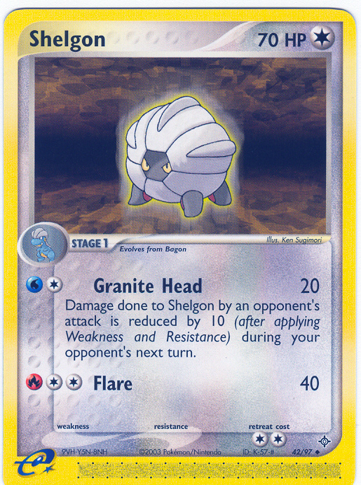 SHELGON FLARE Uncommon Dragon Card # 42