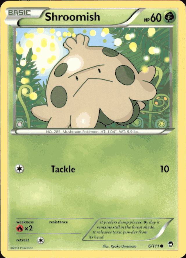 pokemon card shroomish 2025 Japanese Playing Cards Taruka Picture CGC 10 PRISTINE on Fanatics Collect Weakness / Resistance / Retreat Cost Pokemon TCG: Brilliant Stars -