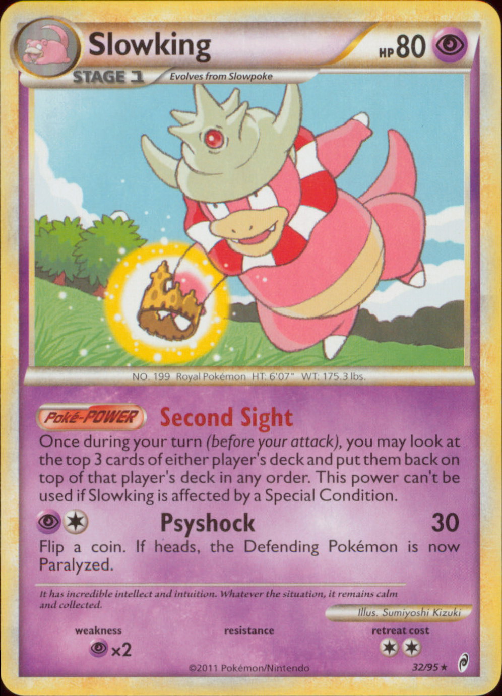 pokemon card slowking Galarian Slowking V Holo RR 046/070 S5a Peerless Fighters Japanese Pokemon  Card Japanese Pokemon Card [USED] – SelectAnime main image 1