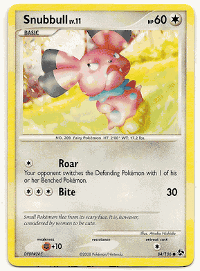 pokemon snubbull card 2024 Database 2 Holo #209 Peru US Seller Evolves from null Type Used 2001 POKEMON NEO REVELATION