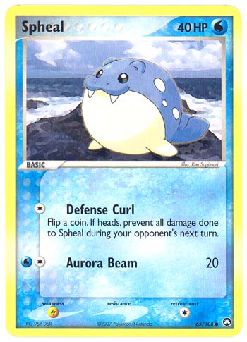 pokemon card spheal and sealo real holofoil pattern or surface detail) Thanks to Pokemon TCGP I'm