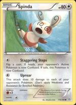 SPINDA Pokemon XY Primal Clash Common Card # 115/160 - Click to enlarge