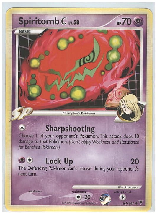 SPIRITOMB C Pokemon Supreme Victors Uncommon Card # 84