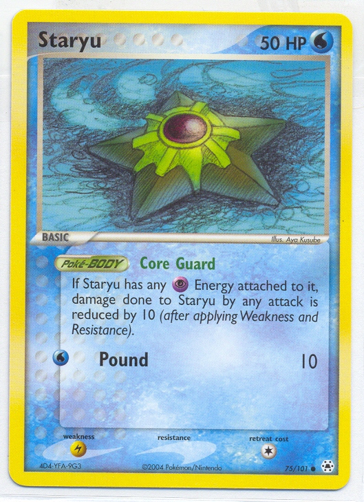 pokemon staryu card Pokmon Mint / near mint condition trading card Staryu (004/032) - Pokemon TCG