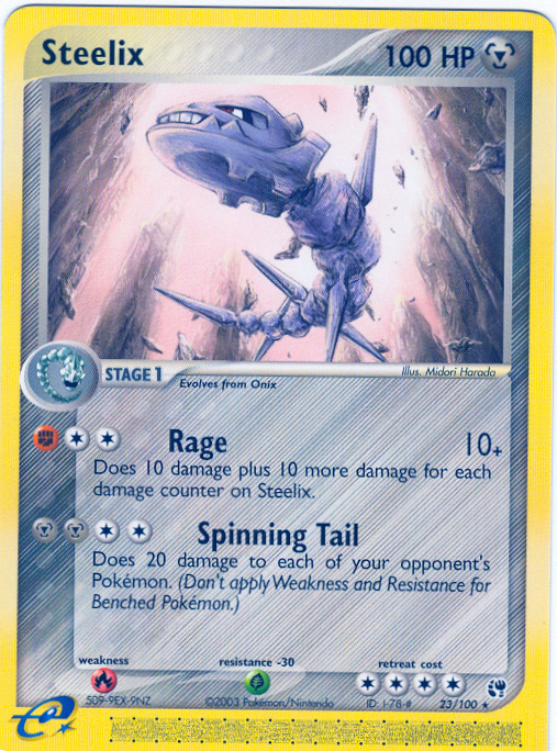 pokemon steelix card Steelix HS-Unleashed Pokemon Card