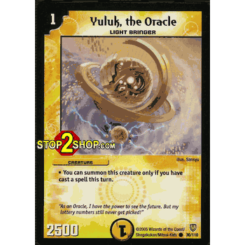 STOMP-030 Yuluk, the Oracle Duelmasters TCG DM-06 Stomp-A-Trons of Invincible Wrath Common Card # 30