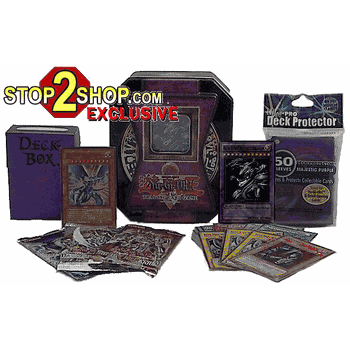 Stop2Shop.com custom made Yugioh ENGLISH Blue Eyes Ultimate Dragon Yu-Gi-Oh EXCLUSIVE COLLECTOR'S TIN SET complete with 40 CARD DECK