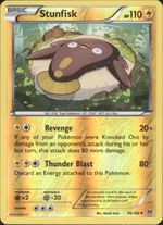 STUNFISK Pokemon XY BREAKthrough Uncommon Reverse Holo Card # 56/162 - Click to enlarge