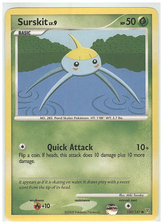 pokemon supreme victors card list Platinum Pokmon Booster Pack SURSKIT Pokemon Supreme Victors Common