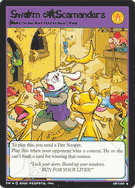SWARM OF SCAMANDERS Neopets TCG The Lost Desert Rare Card # 38