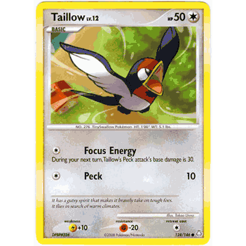 TAILLOW Pokemon Legends Awakened Common Card # 124 TAILLOW Pokemon Legends Awakened Common Card # 124