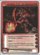 TAKINOM Chaotic SR Foil Card & Code RANDOM STATS Dawn of Perim