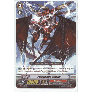 TD06/003EN PLASMABITE DRAGON Cardfight Vanguard Trial Deck TD06 Resonance of Thunder Dragon Single Card