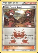 TEAM MAGMA GRUNT Pokemon Double Crisis Rival Ambitions Uncommon Card # 30/34 - Click to enlarge