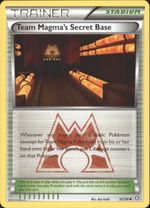 TEAM MAGMA'S SECRET BASE Pokemon Double Crisis Rival Ambitions Uncommon Card # 32/34 - Click to enlarge