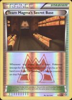TEAM MAGMA'S SECRET BASE Pokemon Double Crisis Rival Ambitions Uncommon Reverse Foil Card # 32/34 - Click to enlarge