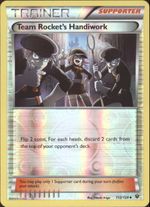 TEAM ROCKET'S HANDIWORK Pokemon XY Fates Collide XY10 Parallel Uncommon Foil Card # 112 - Click to enlarge
