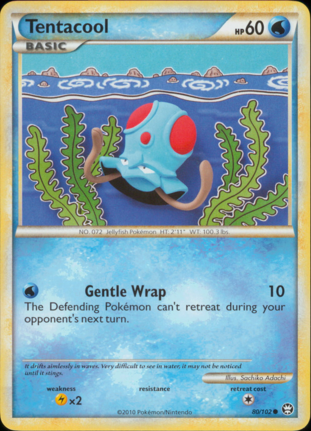 pokemon tentacool card Tentacool - 40/214 - Common - Pokemon Singles Sun & Moon Sets SM10 - Unbroken Bonds