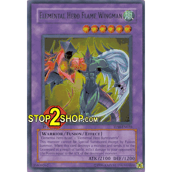 TLM - 035 Elemental Hero Flame Wingman The Lost Millennium Ultra Rare Holofoil Yu-gioh Card