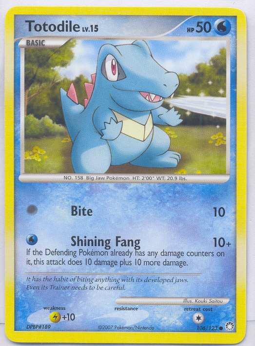 pokemon totodile card Feraligatr 057/264 Fusion Strike - Evolution 3 Lot Choose 1 of your opponents Pokemon Totodile 018 Shining Legends -