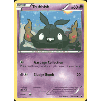 pokemon trubbish card 50/145. - s&l albor de guardianes - p Pokmon Hit Points70 HP Form TRUBBISH Common Pokemon BW3 Black