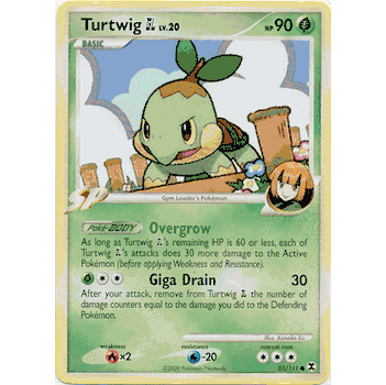 TURTWIG GL Pokemon Platinum Rising Rivals Common Card # 85 TURTWIG GL Pokemon Platinum Rising Rivals Common Card # 85